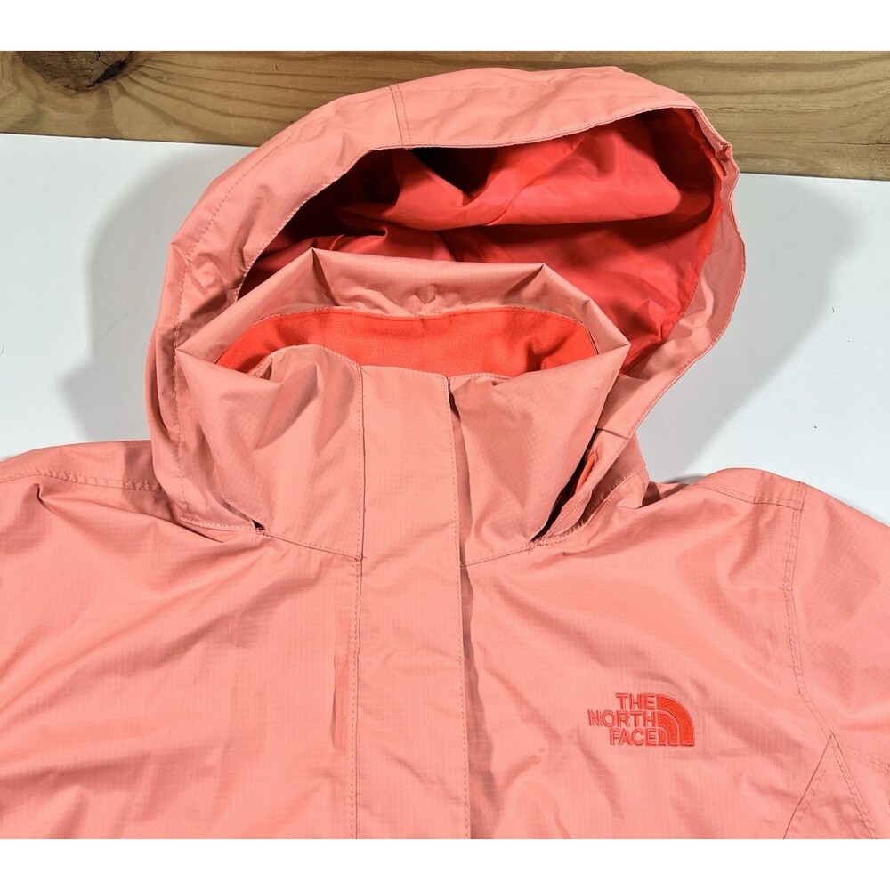 The North Face Resolve 2 Dryvent Salmon Waterproof Rain Jacket Women's Medium - Picture 7 of 11